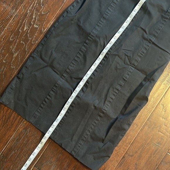 Banana Republic Solid Square Neck Dress Black 8 - Picture 5 of 12